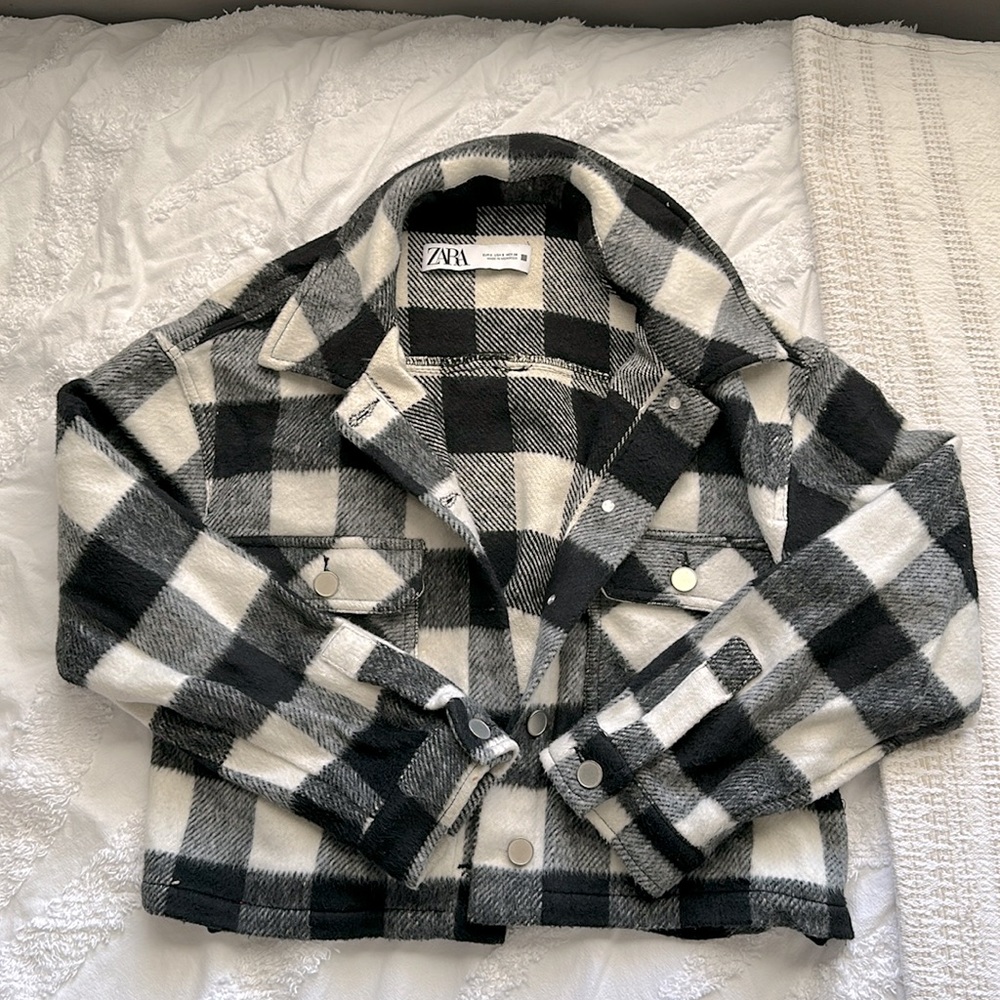 Zara Checkered Jacket